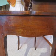 Secretary with mechanism - 4 secret drawers - lock - marquetry chessboard - 1950