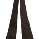 Large brutalist wrought iron candle holder, 1950s