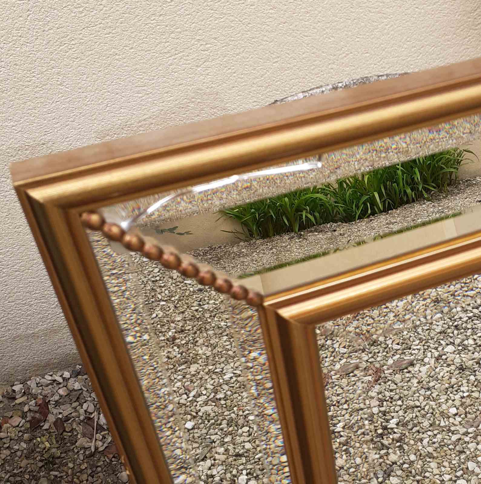 Bevelled mirror 89 x 68cm