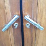 Pair of solid wood Art Deco doors