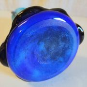 Art Nouveau vase in Biot glass by J.M. OPERTO - mid 20th century