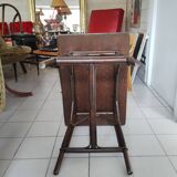Rattan side table