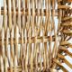 big rattan wastebasket, wicker basket, bamboo basket