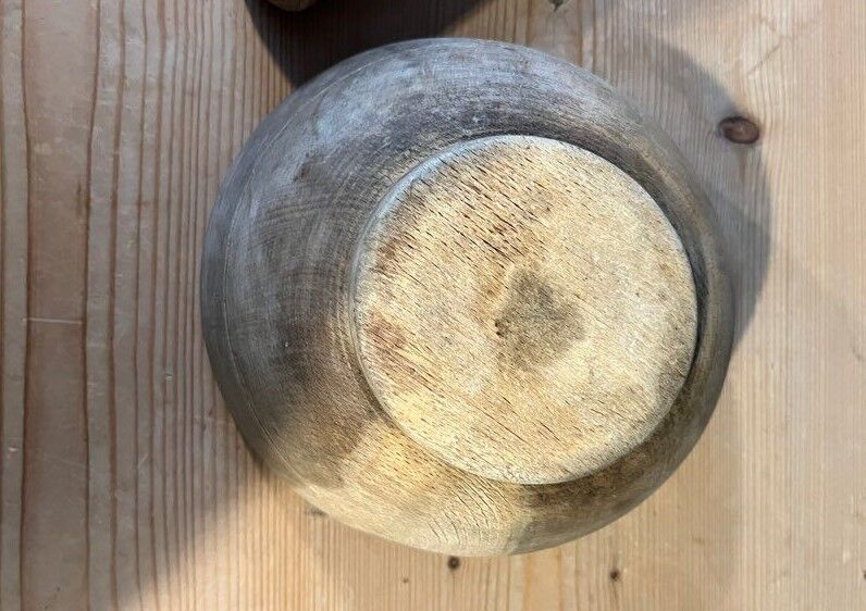 Wooden mortar