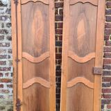Pair of walnut doors