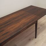 Table en palissandre, design danois, années 1970, production : Danemark