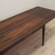 Table en palissandre, design danois, années 1970, production : Danemark