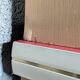 Modernist buffet in almond green & vermilion red 50