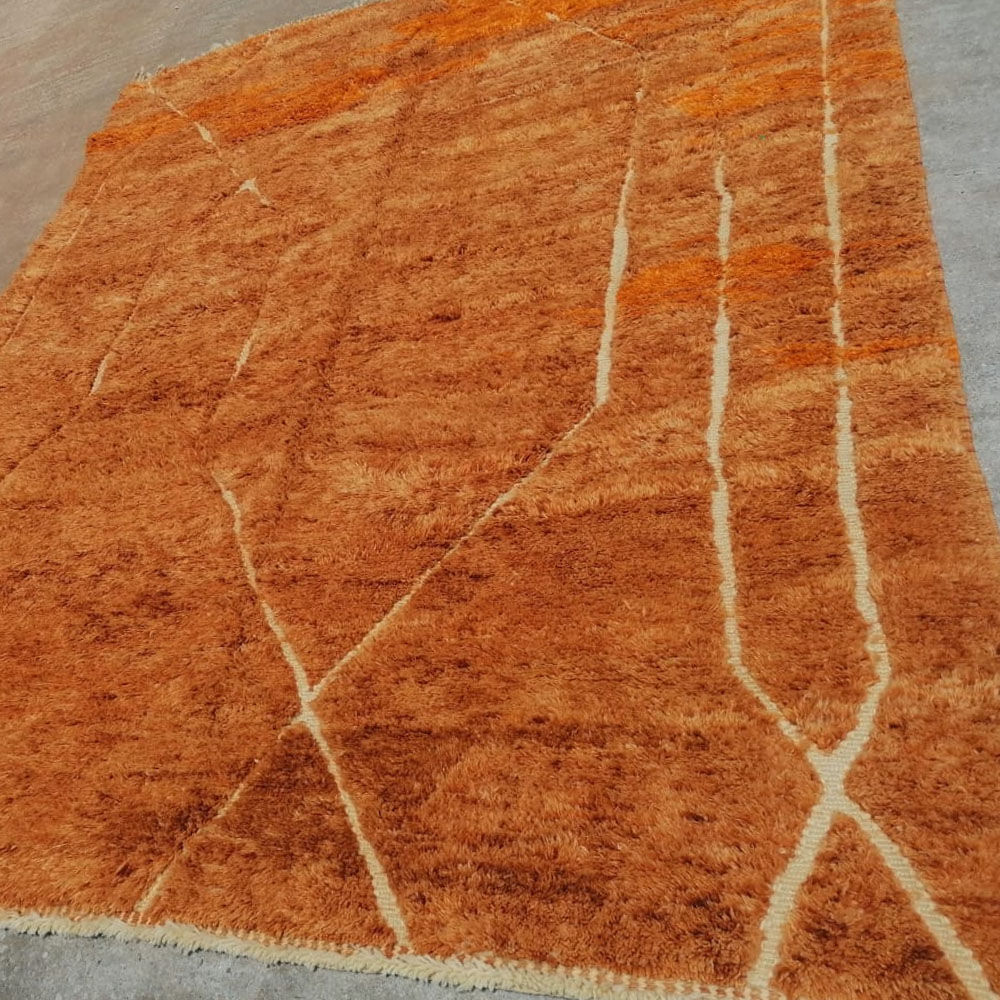 Berber carpet Beni Mrirt, 243x304 cm