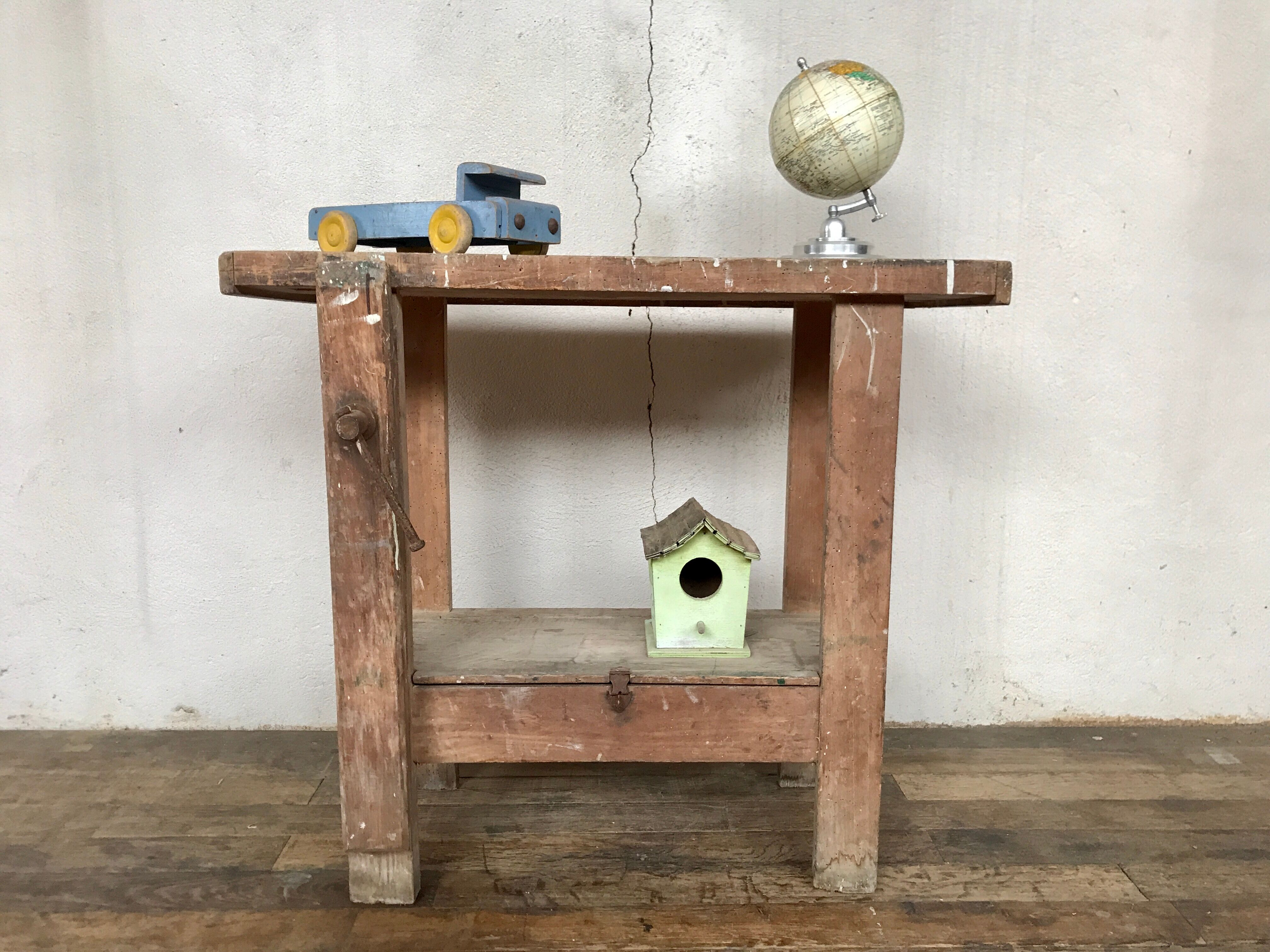 Former 1950 vintage children's workbench
