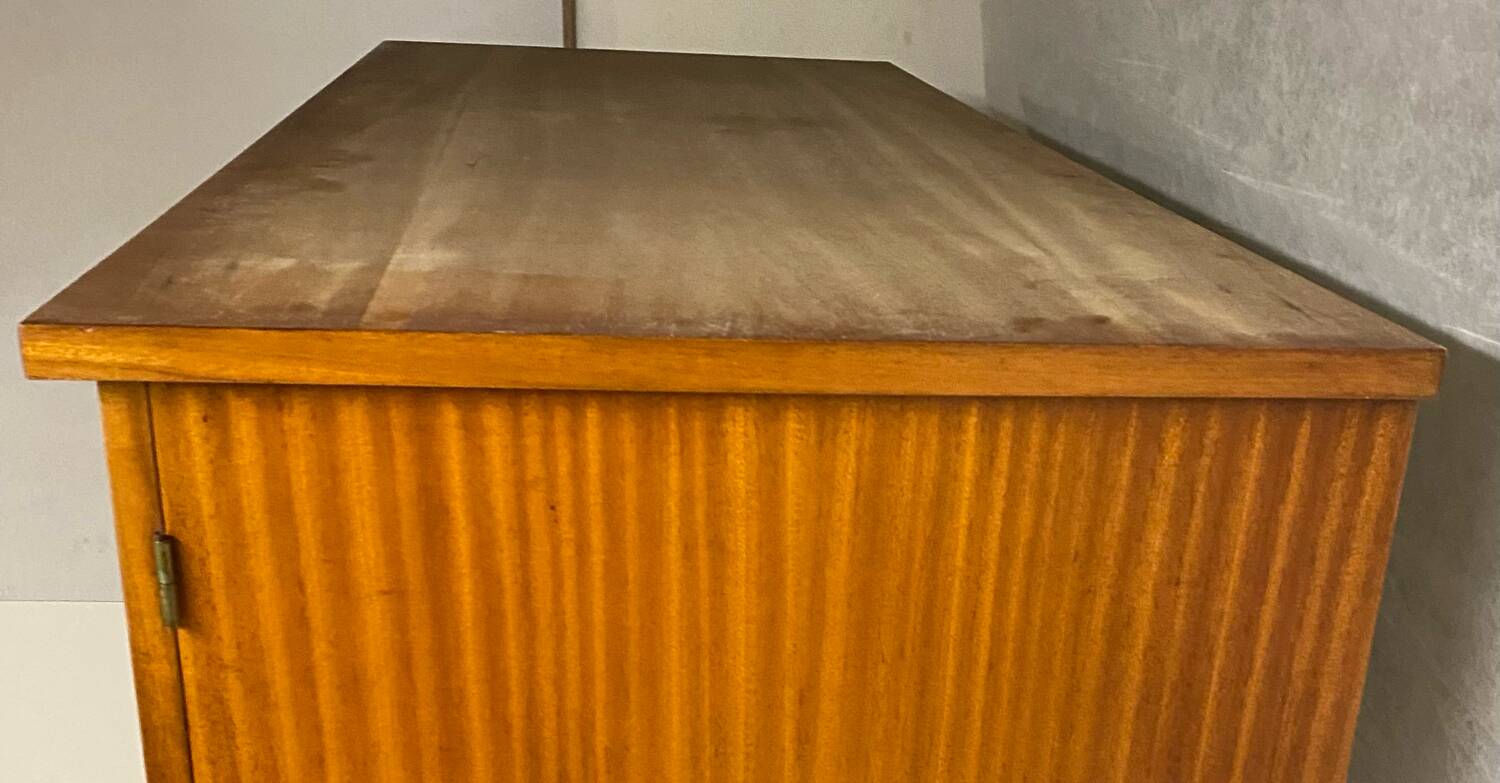 Vintage wardrobe with compass feet from the 60s