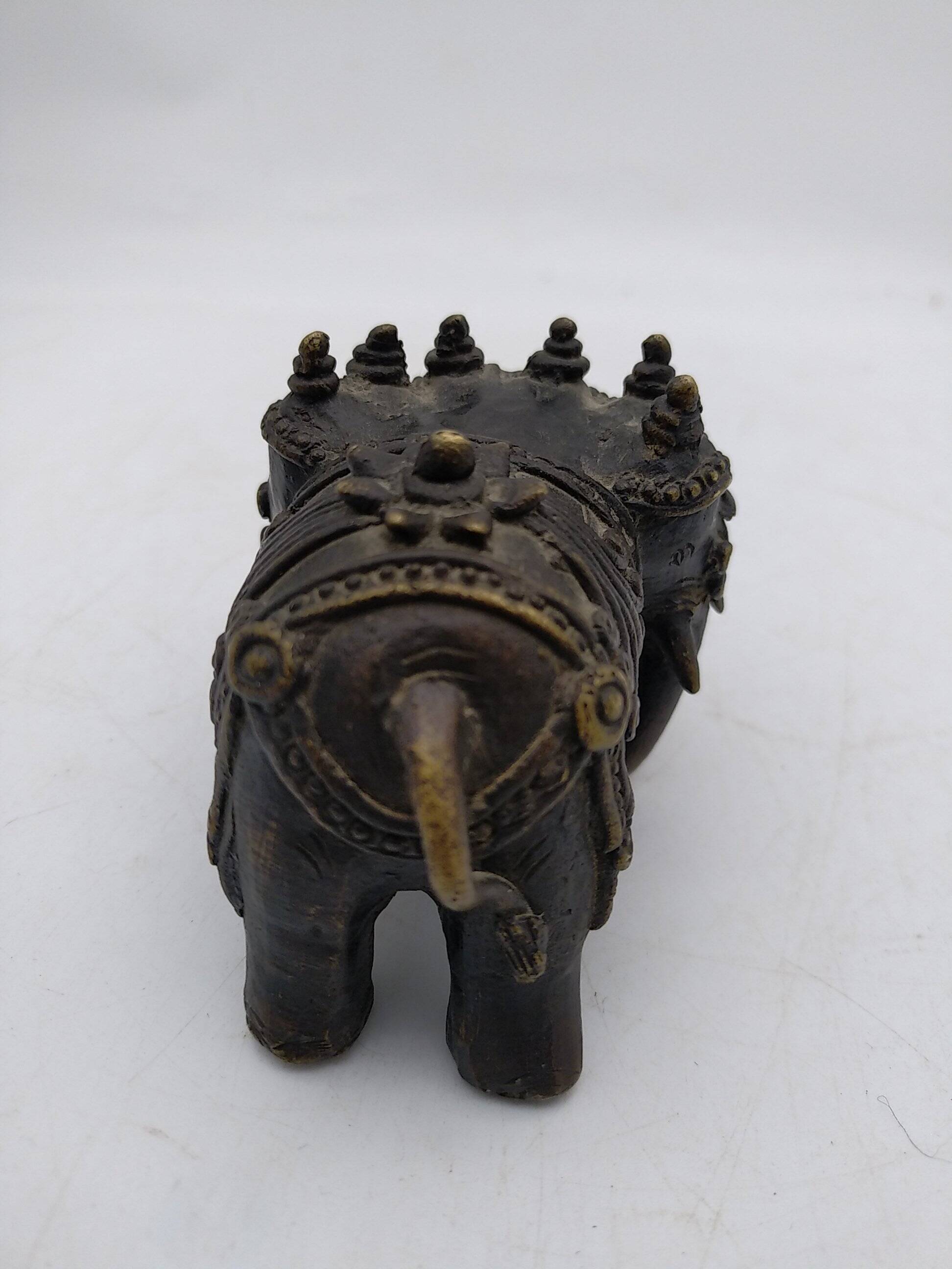 Airavata elephant in bronze. 19th century India.