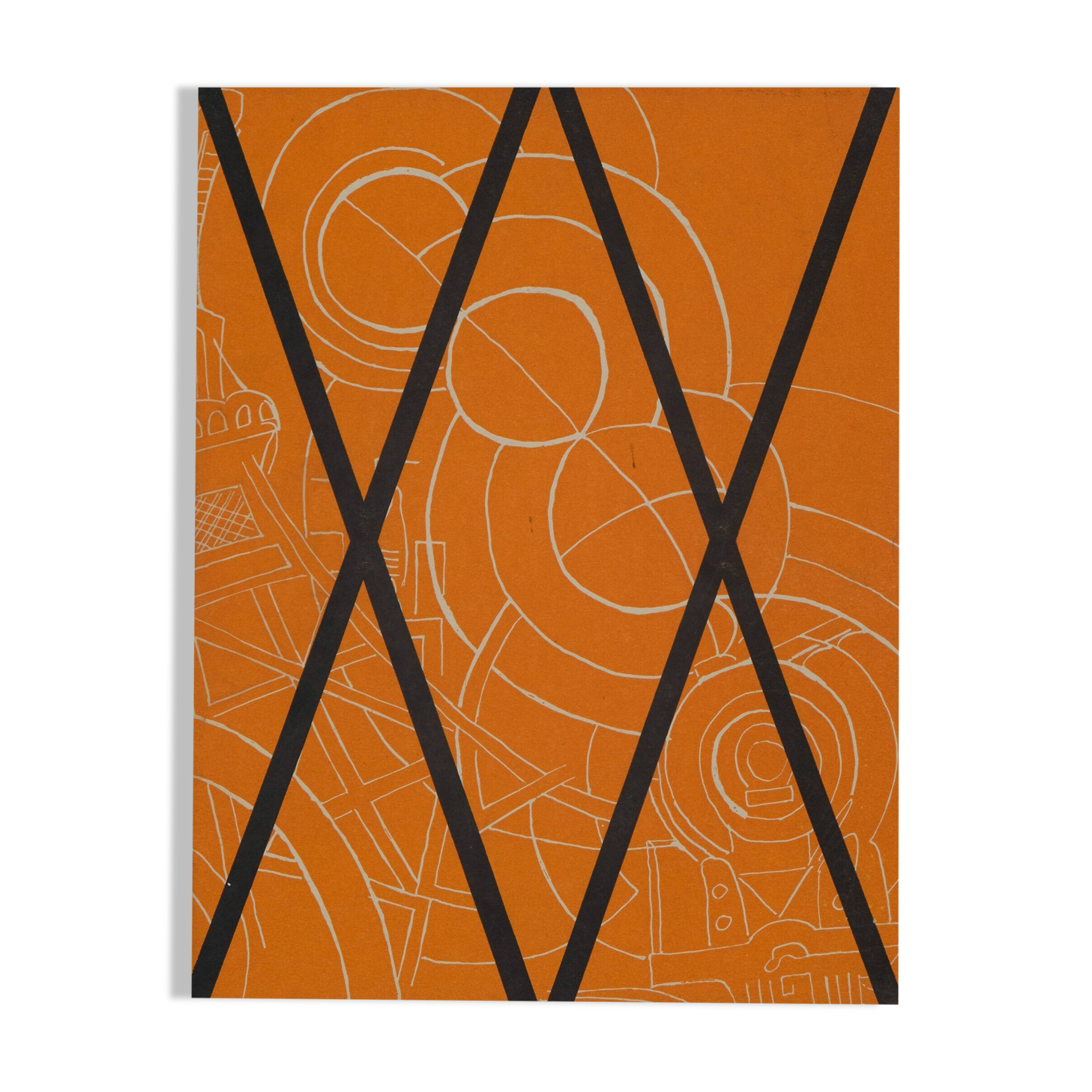 Robert delaunay: the iron lady - original lithograph