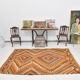 5x7 Rug For Living Room Scandinavian Vintage Kilim Rug, 155x224Cm SK 2309