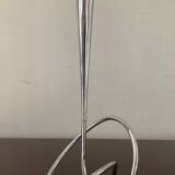 Designer soliflore vase in twisted stainless steel