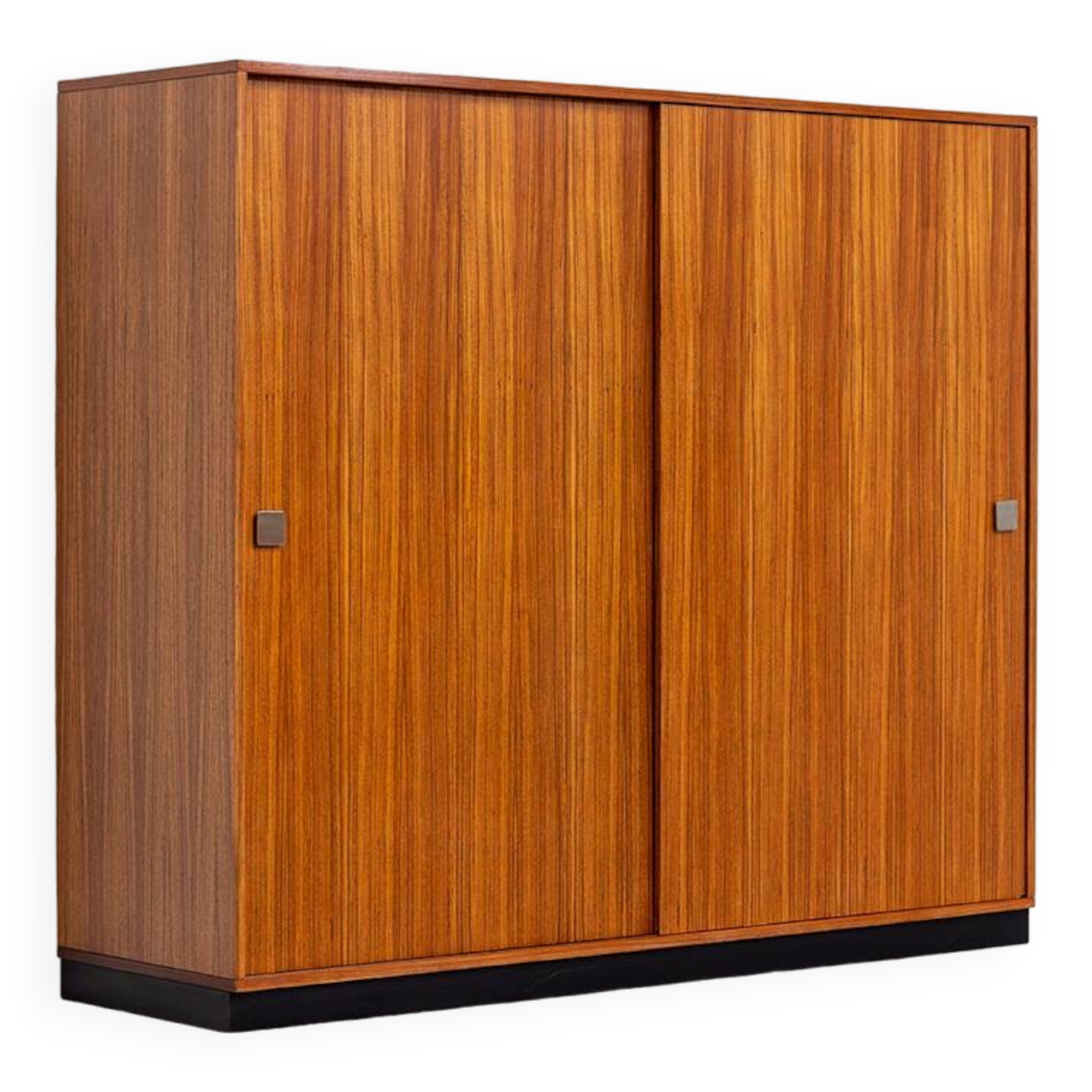 Alfred Hendrickx wardrobe for Belform Zebrano wood 1960