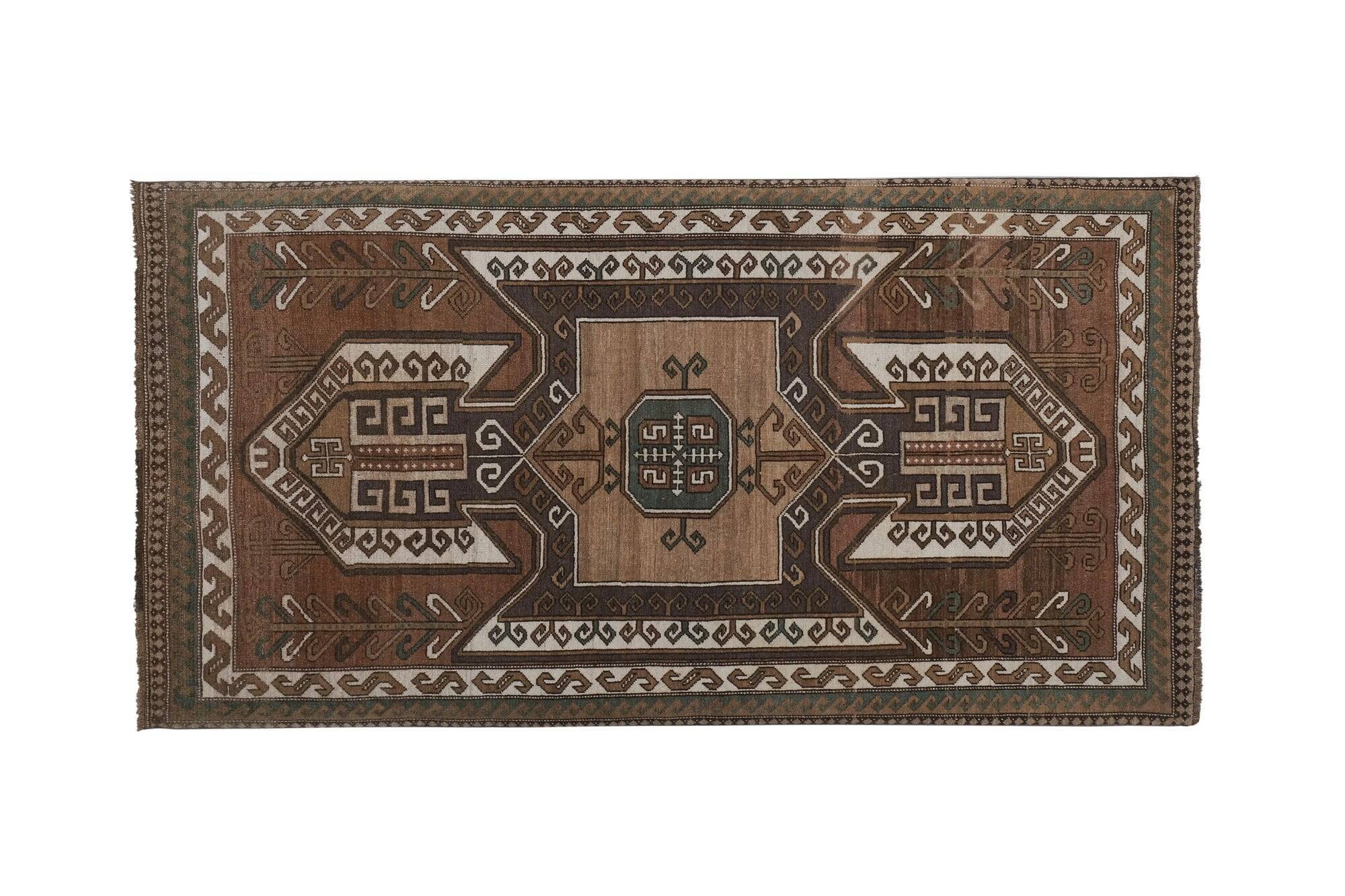 Vintage Turkish rug handmade 152x272 cm
