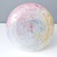 Vintage pastel colors polychrome murano glass flower vase, italy