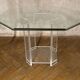 Dining table by Marais International in plexiglass and glass, 1970