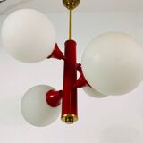Red suspension by Kaiser, Germany, 60s