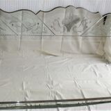 Very large Venetian mirror 180x100cm