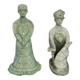 Glazed stoneware sculpture "The Guardians of Hearts"
