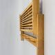 Mid-century Coat Hanger with Folding Shelf, Czechoslovakia