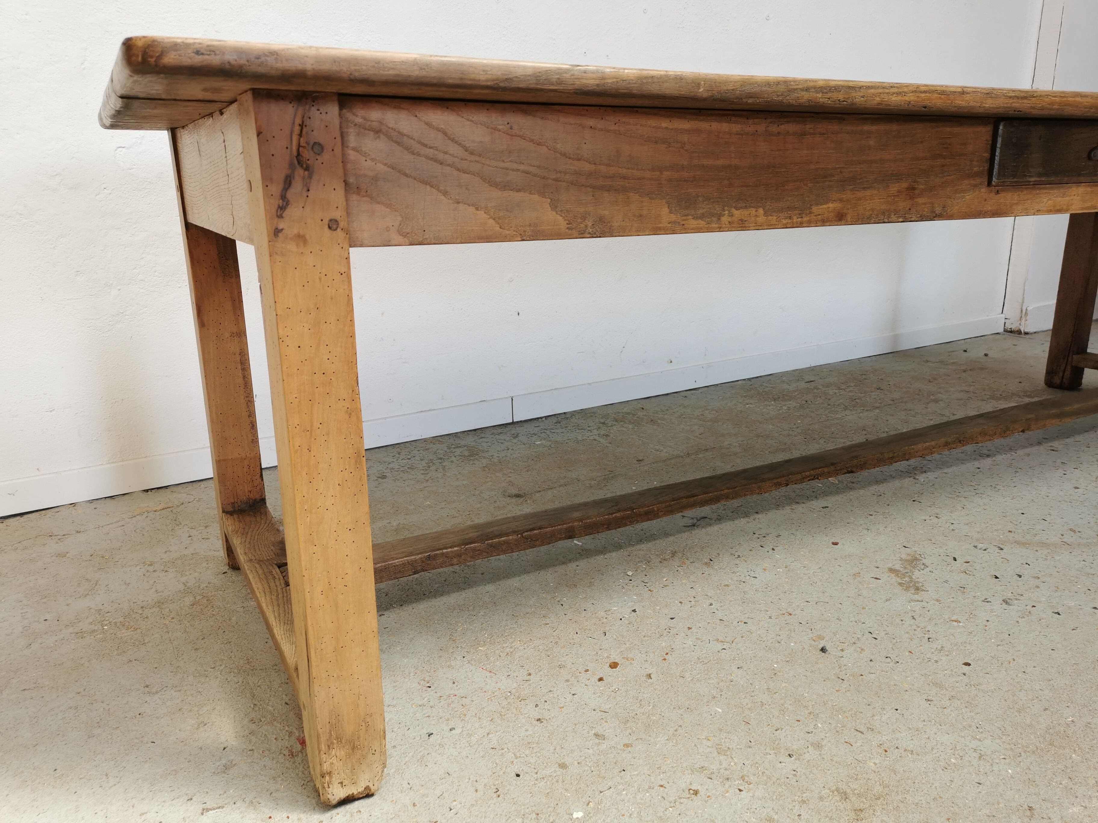 Table de ferme en chêne 260cm