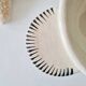 Old oval dish / vegetable dish in ironstone - "Renée" Art Deco model