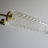 Luster 5 branches glass conical globes