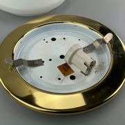 60s 70s Hustadt Leuchten Plafoniere ceiling lamp glass space age design