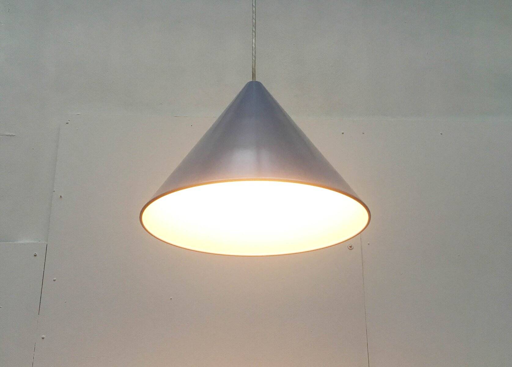 Danish mid-century suspension billiard lamp by Louis Poulsen