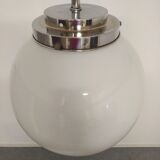 Art Deco hanging lamp in opaline
