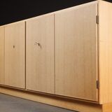 Sideboard and two oak shelves by Borge Mogensen