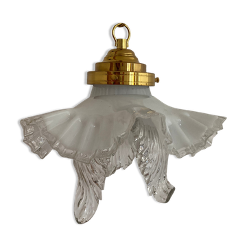 Suspension d'époque 1900 en opaline
