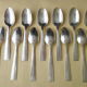 24 Table covers, silver metal housewife GOLD DAR