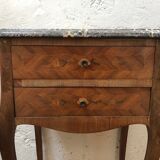 Louis XV-style bedside pair