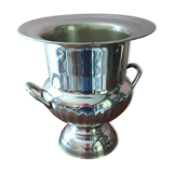 Silver metal champagne bucket