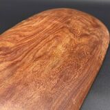 Large carved wall shelf – Stylized goat and billy goat in exotic wood