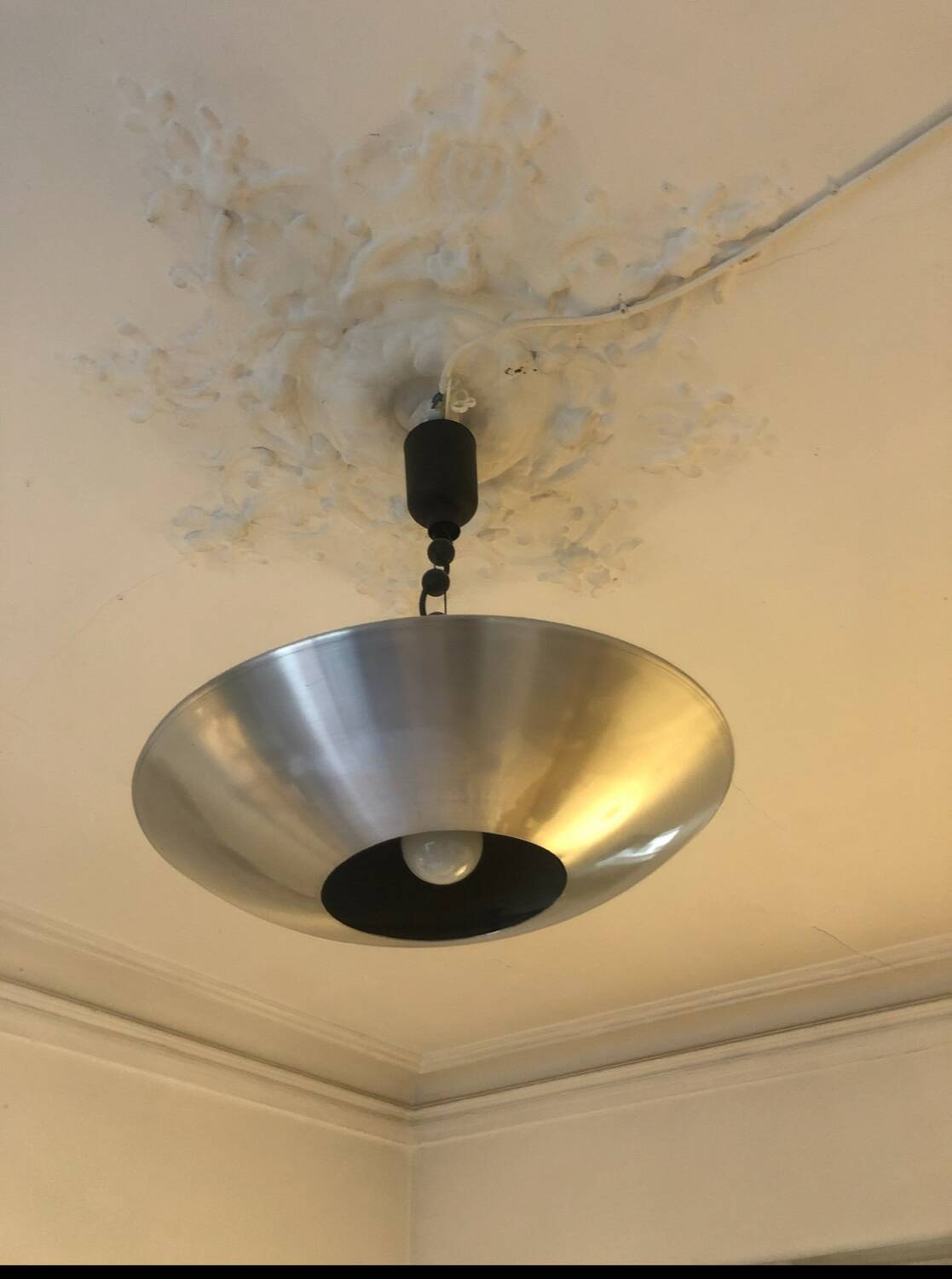 Space Age pendant light from the 80s
