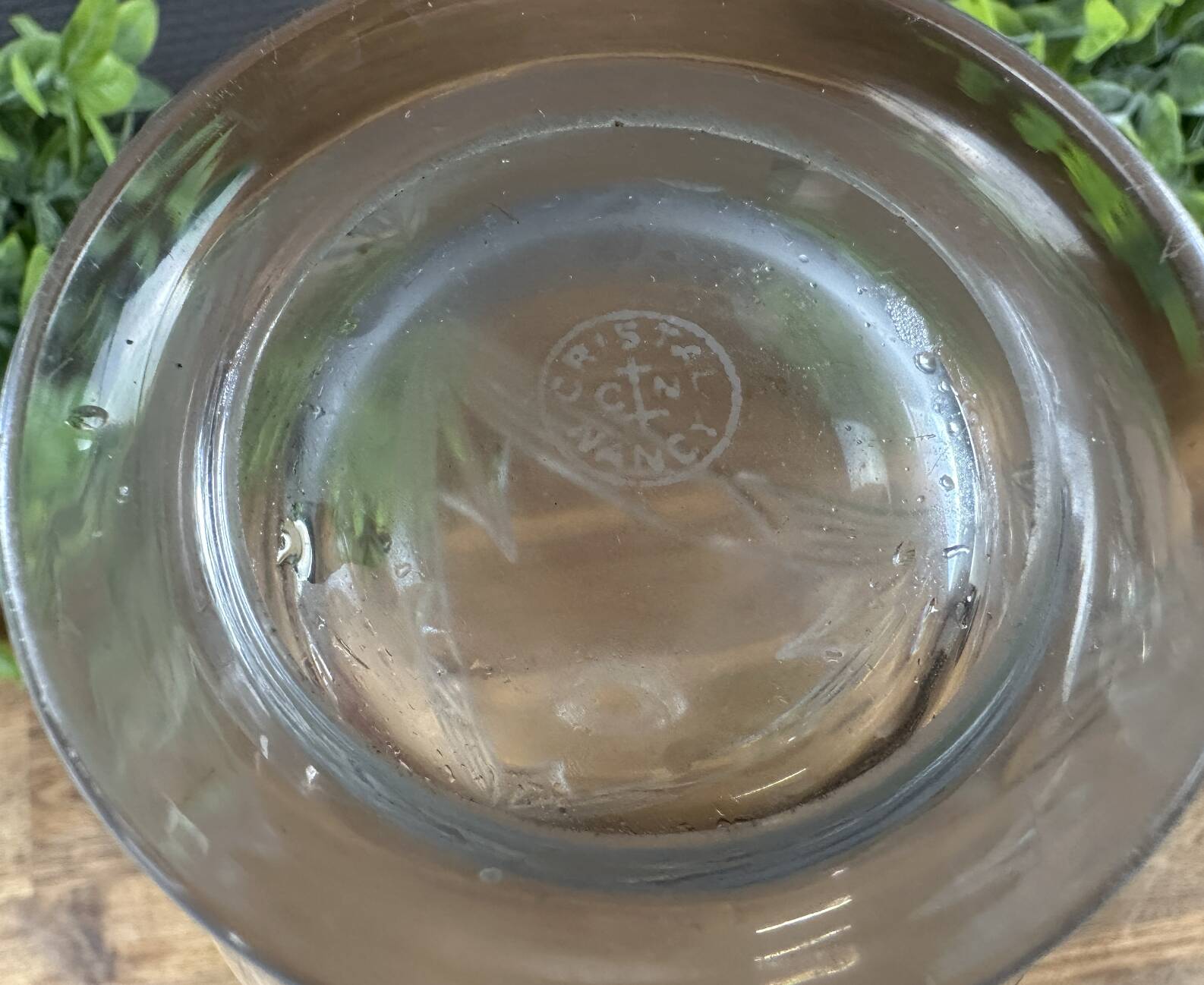 Crystal wine carafe from Nancy – cut crystal