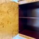 Enfilade loupe d'elm and brass 1970s