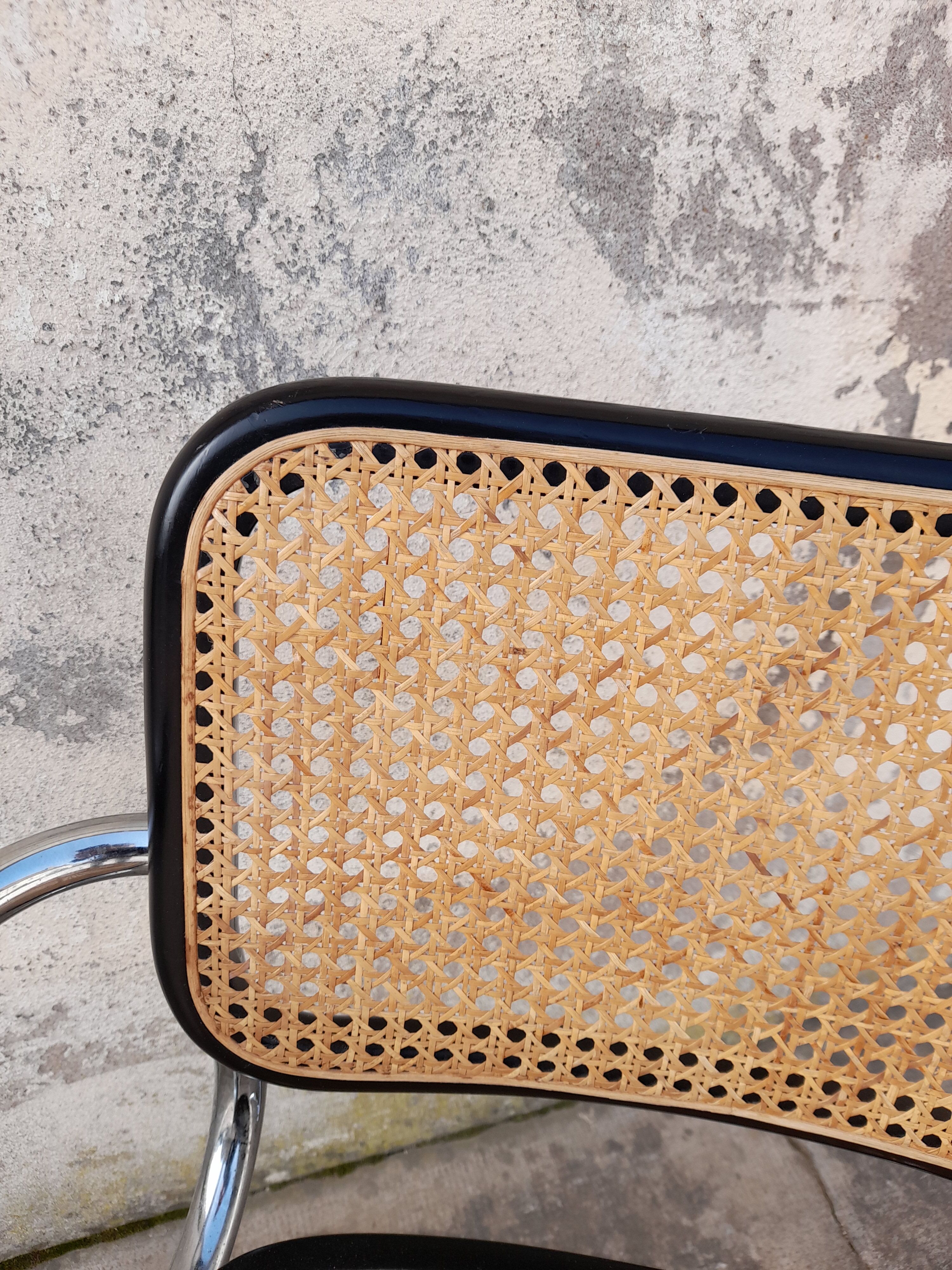 Paire de fauteuils B64 Cesca de Marcel Breuer