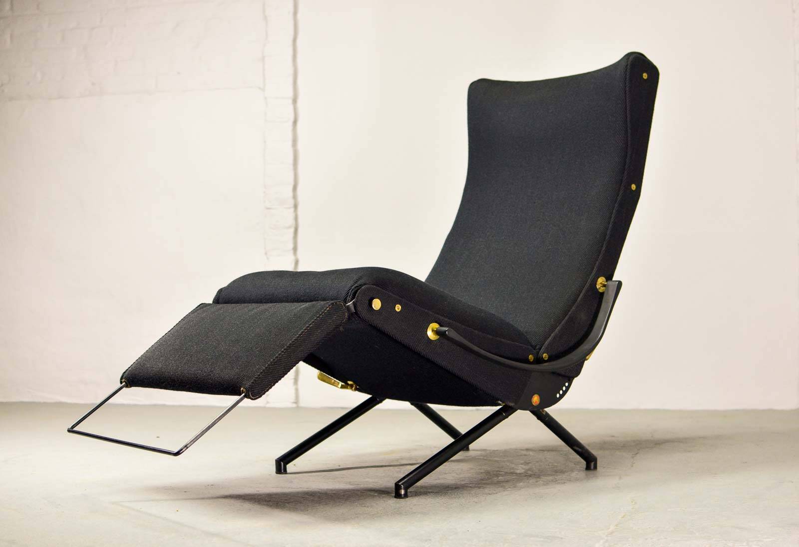 First Edition Osvaldo Borsani P40 Adjustable Tecno Lounge Chair, Italy 50s
