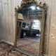 Miroir Napoléon III en bois et stuc doré