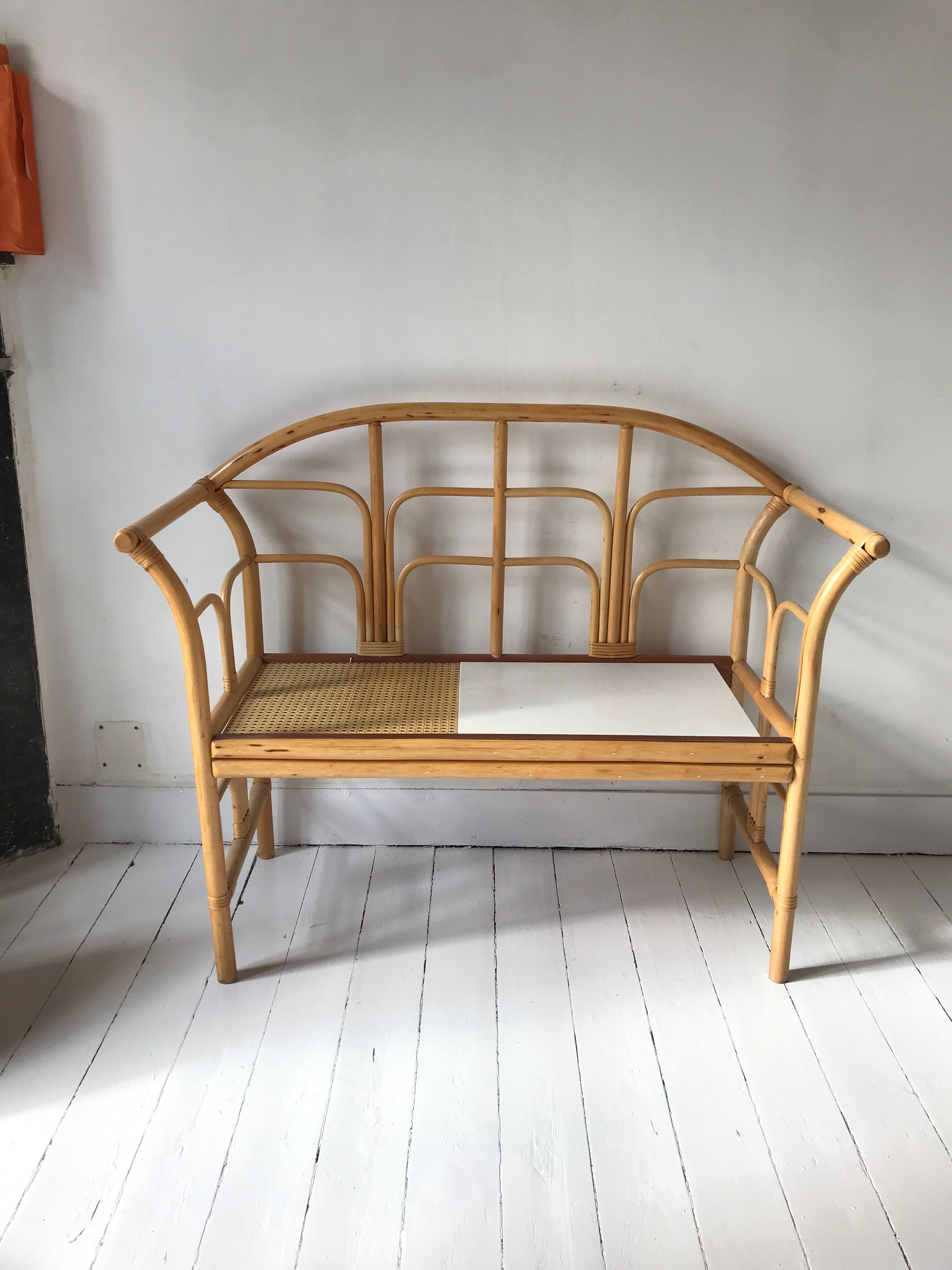 Rattan sofa