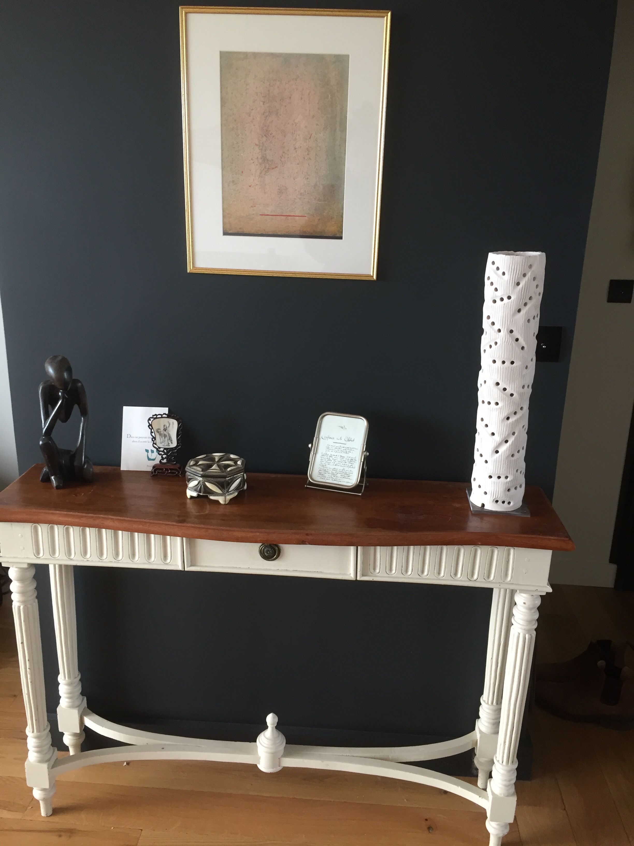Teak console