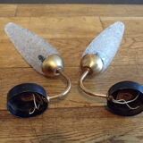Pair of wall lamps 1950-60