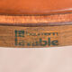 Set of 4 Jomain Baumann chairs, seat in imitation leather cognac, circa 1960