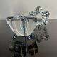 Daum crystal candle holders from the 60s